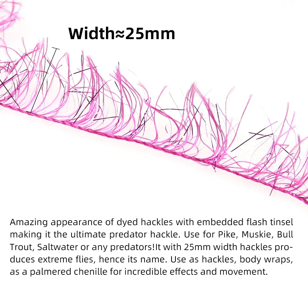Material Hackle Wifreo 4M para atar moscas de trucha - imagen 3