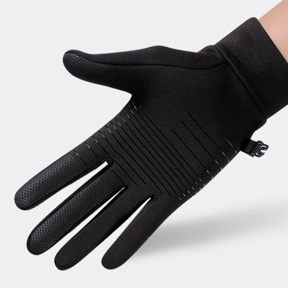 Guantes de invierno impermeables para hombres y mujeres, guantes a prueba de viento, deportes, pesca, pantalla táctil, conducción, esquí, antideslizantes, cálidos, ciclismo, 1 par - imagen 5