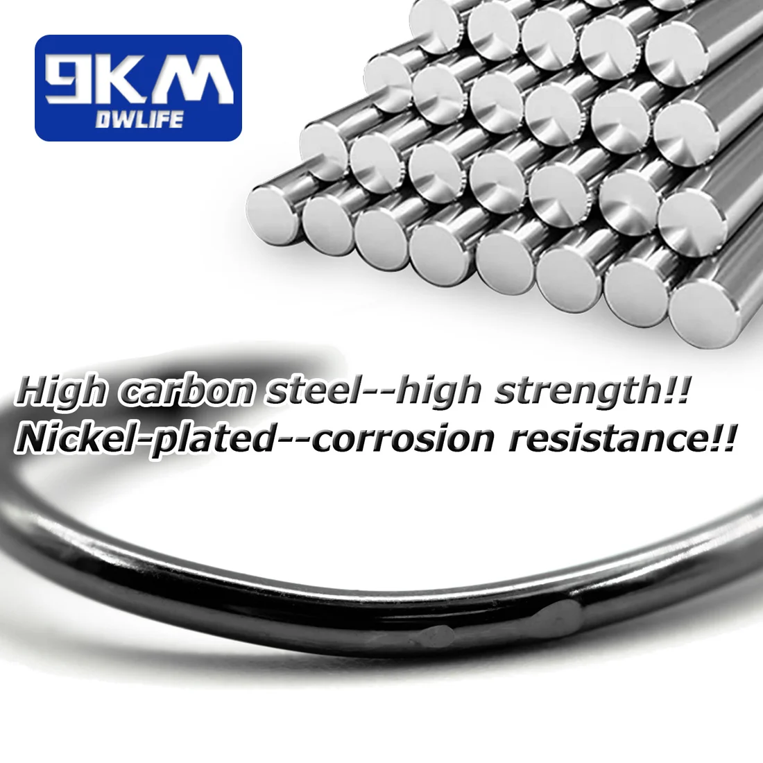 Anzuelos de pesca con mosca de 9KM, anzuelos con micro púas, materiales para atar moscas, anzuelos de Ninfa seca y Pupa, aparejos de pesca con púas, 50 Uds. - imagen 3