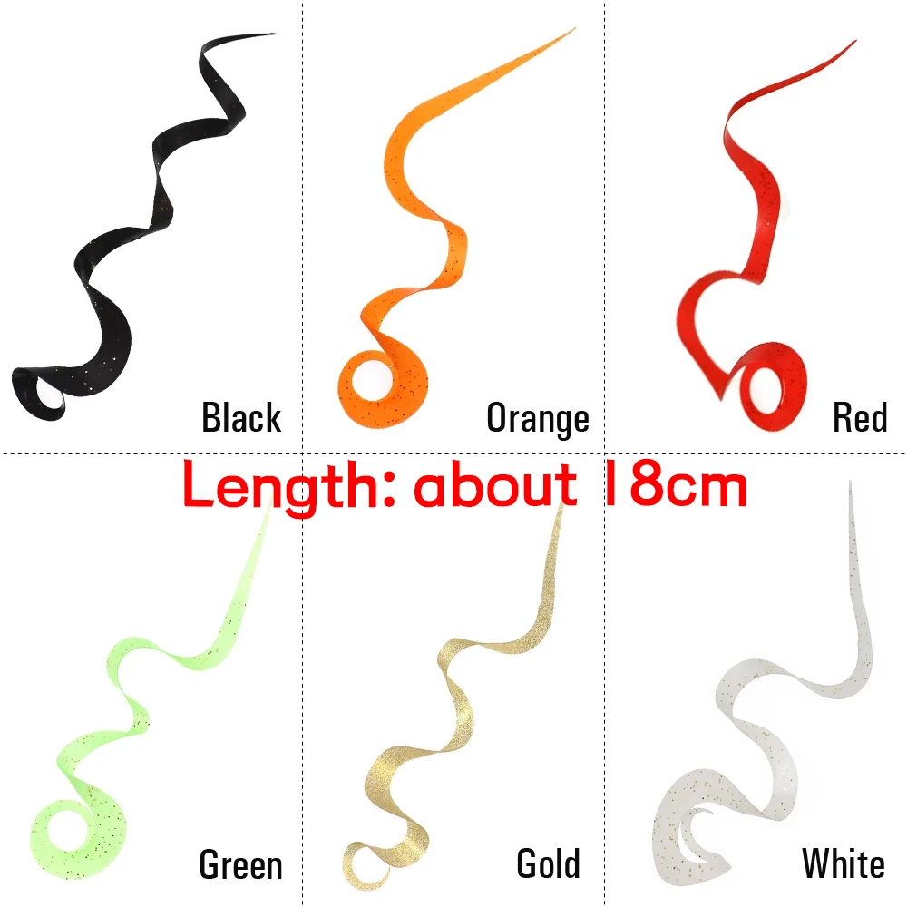 Ellllv 10 Uds. Faldas coloridas de pulpo de silicona Streamer Spinnerbait Buzzbait Jig Material pesca en agua salada señuelo de arrastre - imagen 3