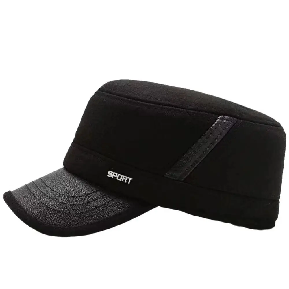 Sombrero de invierno con protección para los oídos al aire libre, orejeras cálidas a prueba de viento, gorra de béisbol informal gruesa para hombres - imagen 3