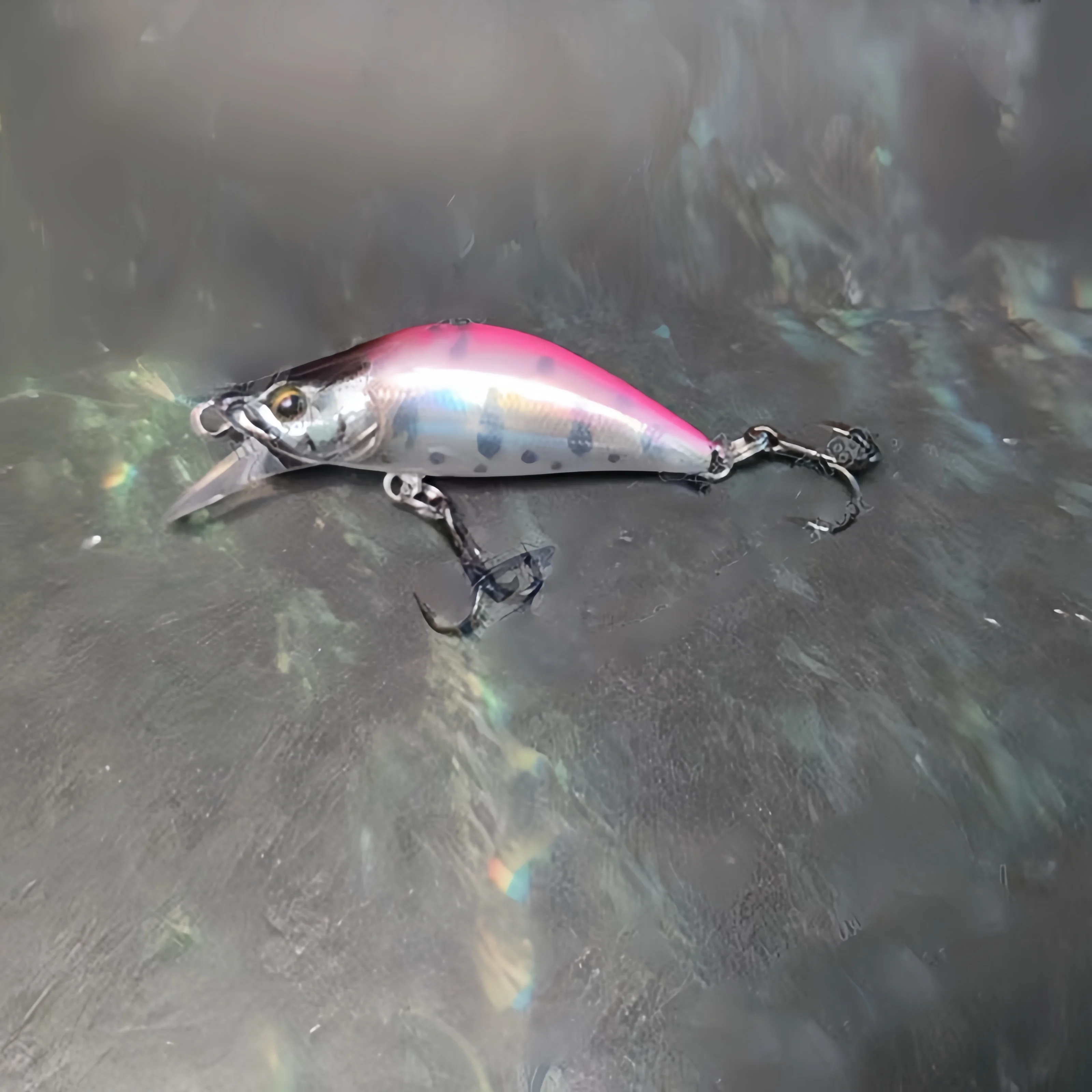 Subemergencia Minnow 35mm/3,35g Señuelos de pesca de superficie cebo Artificial cebo duro cebo Luya cebo de plástico cebo biónico equipo de pesca - imagen 5