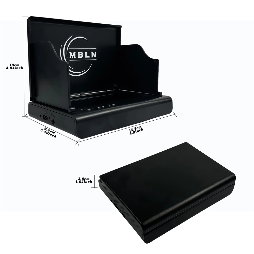 Cámara de pesca submarina MBLN de 4,3", 220 °   Gran angular, 2MP, visión nocturna, 5000mAh, cable de 15/20/30m Buscador de peces para hielo/lago/barco - imagen 5