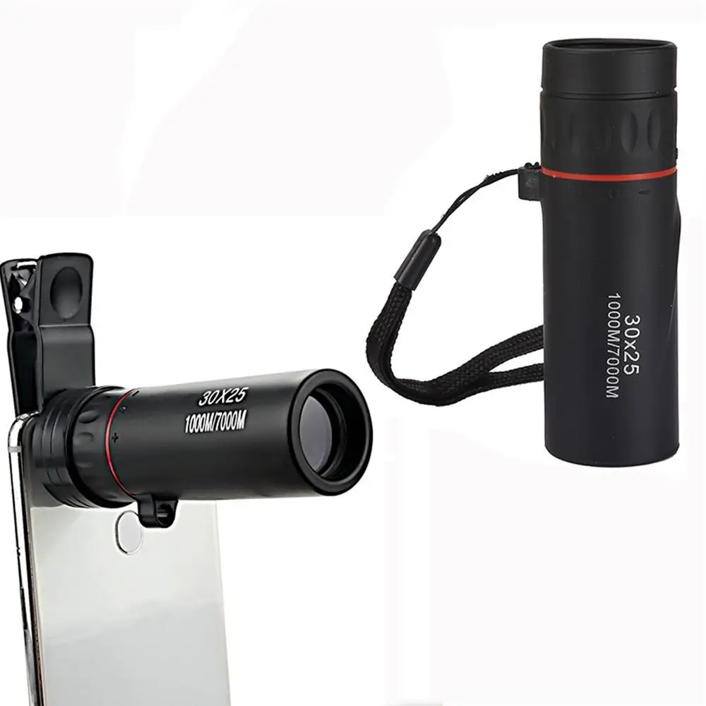 Mini telescopio portátil para viajes, caza, conciertos, turismo, Zoom 10X, Monocular, accesorios de escalada - imagen 4