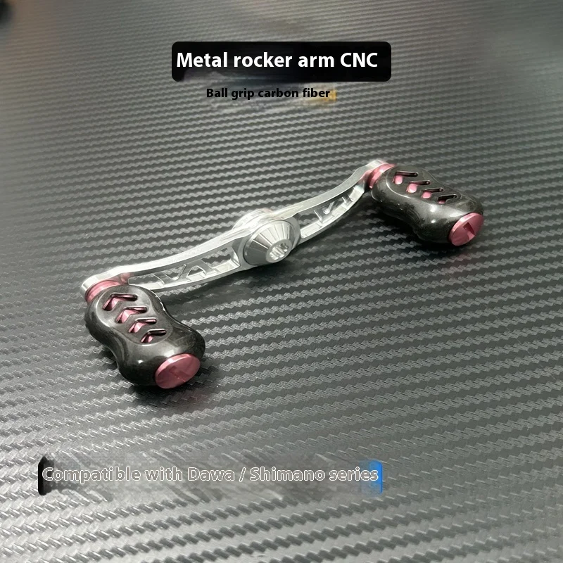 Carrete Baitcast modificado – Perilla fibra de carbono y balancín CNC - imagen 5