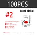100pcs Size 2 Black