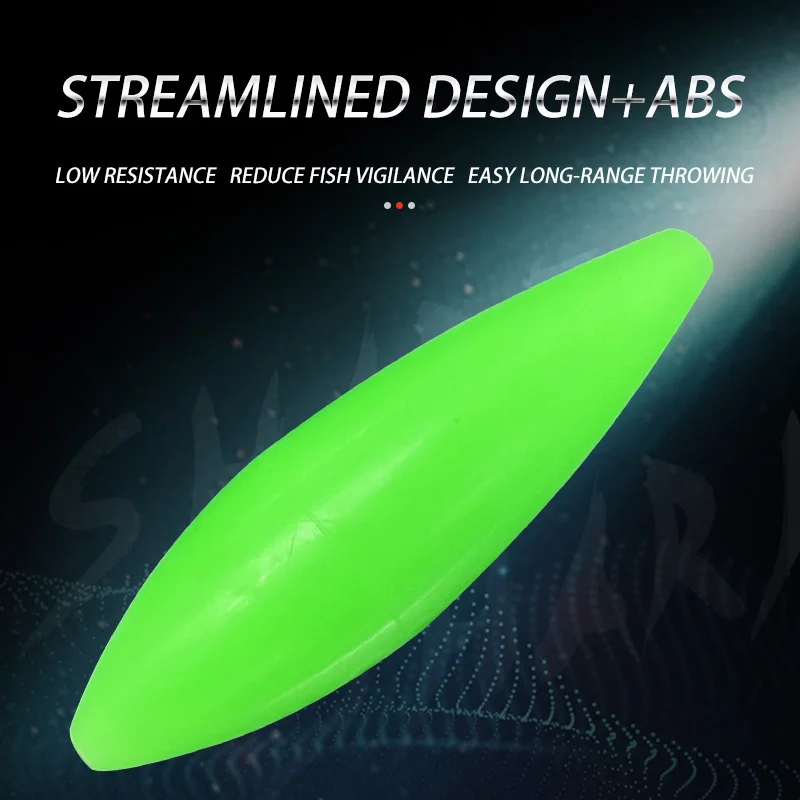 Anzuelo de mosca de refuerzo de agua flotante luminoso ABS, accesorios de pesca, lanzador de ayuda, cebo de fundición de larga distancia - imagen 2