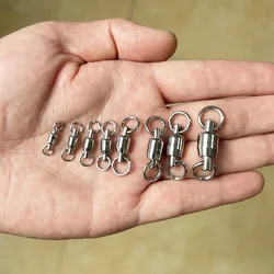 Giratorios de Pesca con Rodamiento de Bolas en Acero Inoxidable Marino