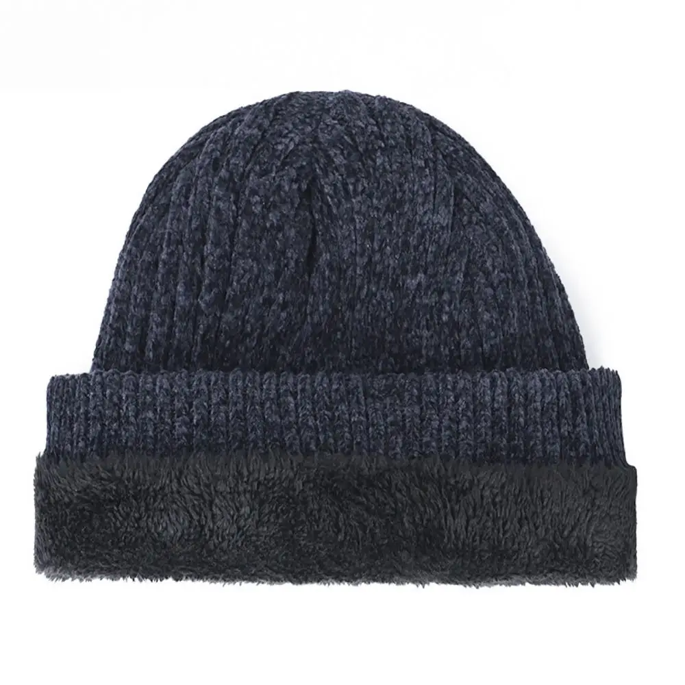 Gorro de punto elástico con puños para abrigo al aire libre