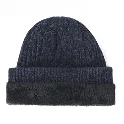 Gorro de punto elástico con puños para abrigo al aire libre