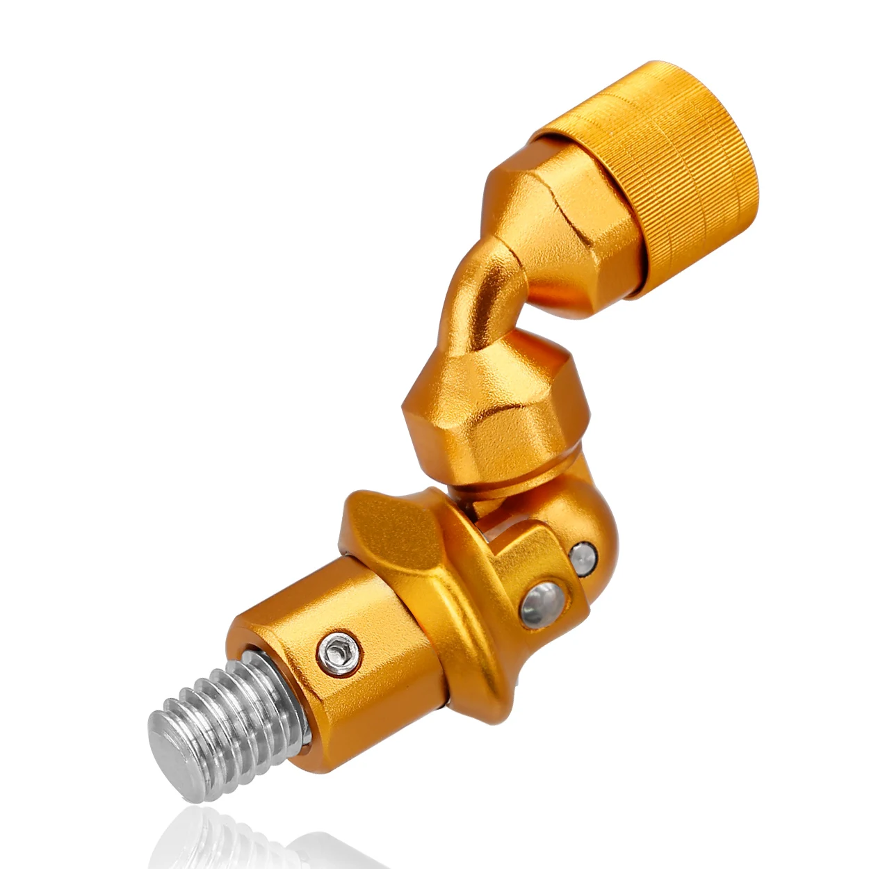 SANLIKE-Junta plegable para caña de pescar, herramienta de pesca de aleación de aluminio, 1/2 pulgadas