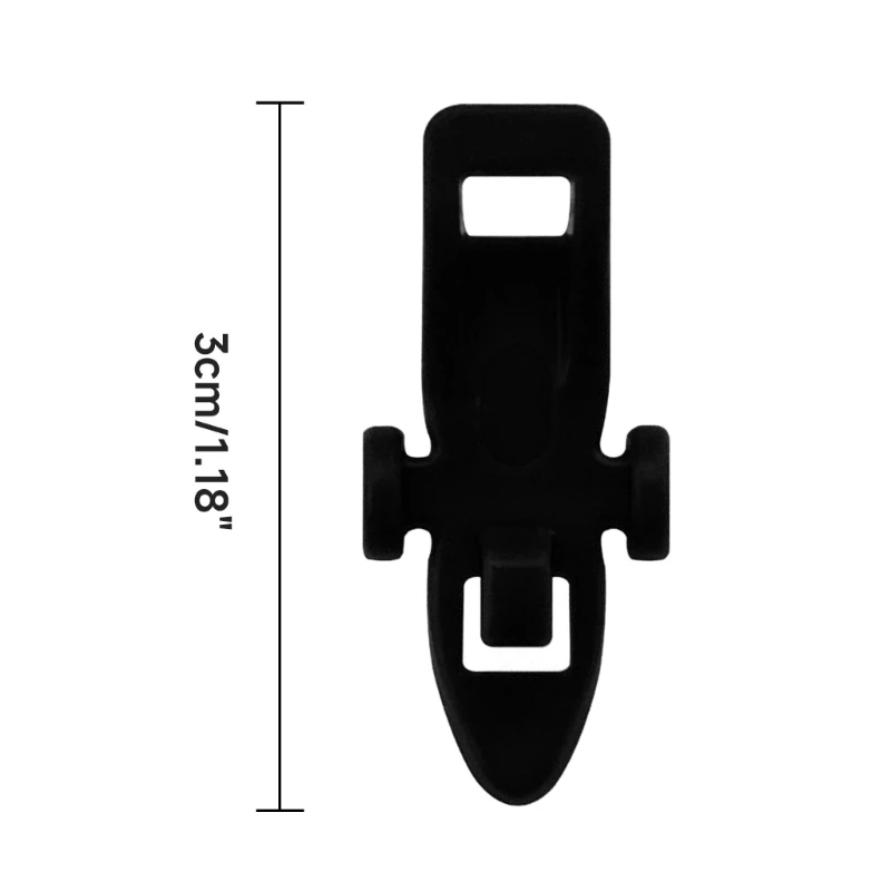 10 Uds. Gancho para caña de pescar, soporte para cebo, accesorios para señuelos, ganchos de plantilla, soporte de seguridad para mantenimiento, herramienta de pesca - imagen 5
