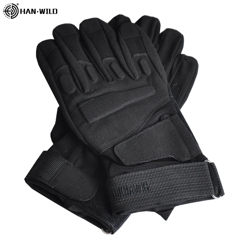 Guantes tácticos de combate para hombre, accesorio de camuflaje con dedos completos para entrenamiento, guantes de caza para Paintball, manoplas para disparar soldado y bicicleta - imagen 3