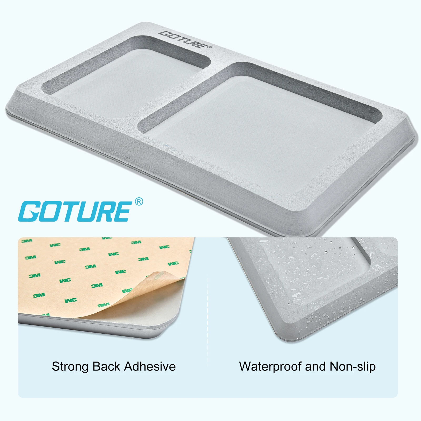 Goture-Regla de pesca de espuma para barco y Kit de soporte para teléfono móvil, accesorio de tablero para barco de pesca 2 en 1, herramienta de pesca con respaldo adhesivo - imagen 4