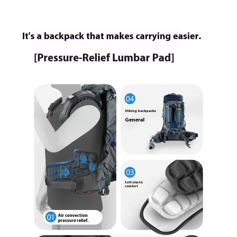 Mochila de pesca JFT soporte lumbar acolchado - imagen 4