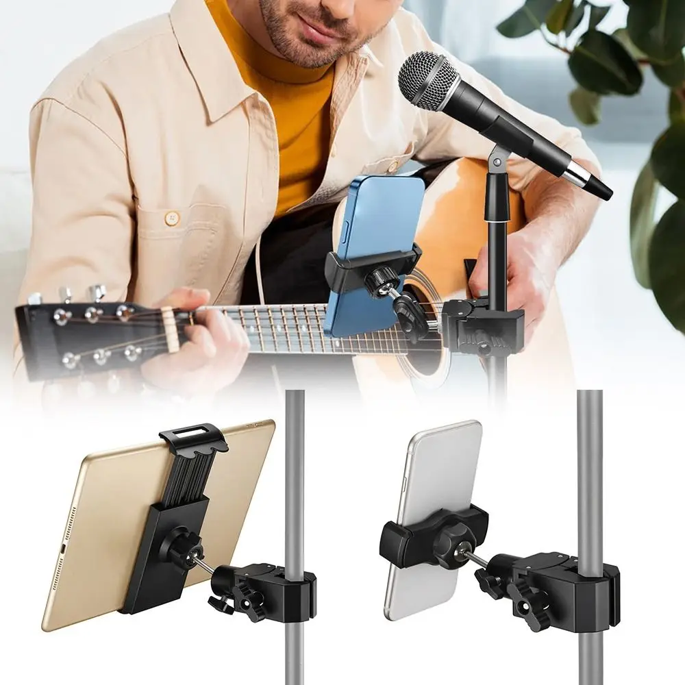 Nuevo soporte giratorio de 360 grados para tableta, soporte ajustable para teléfono con rosca 1/4, soporte giratorio Universal para Podcasting - imagen 4