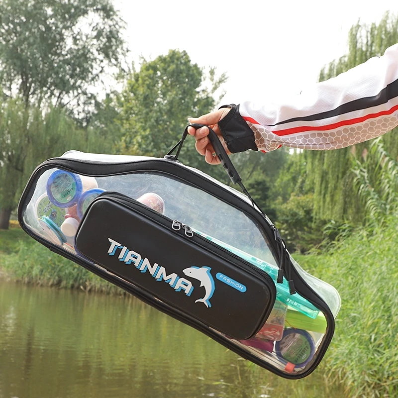 Bolso de pesca transparente de hombro – Gran capacidad para accesorios - imagen 4