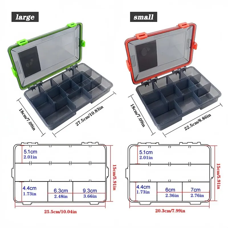 Caja de aparejos de pesca de gran capacidad, accesorios de pesca, caja de almacenamiento de herramientas, señuelo de anzuelo, cajas de cebo falso, productos de pesca de carpa - imagen 5