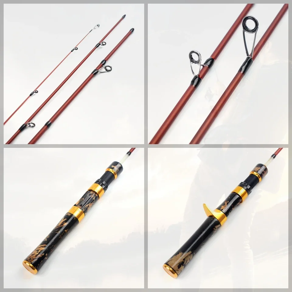 Caña de tirachinas de agua dulce de carbono, agarre cómodo y ligero, Control preciso, portátil para pesca en movimiento, imprescindible para pescadores - imagen 5