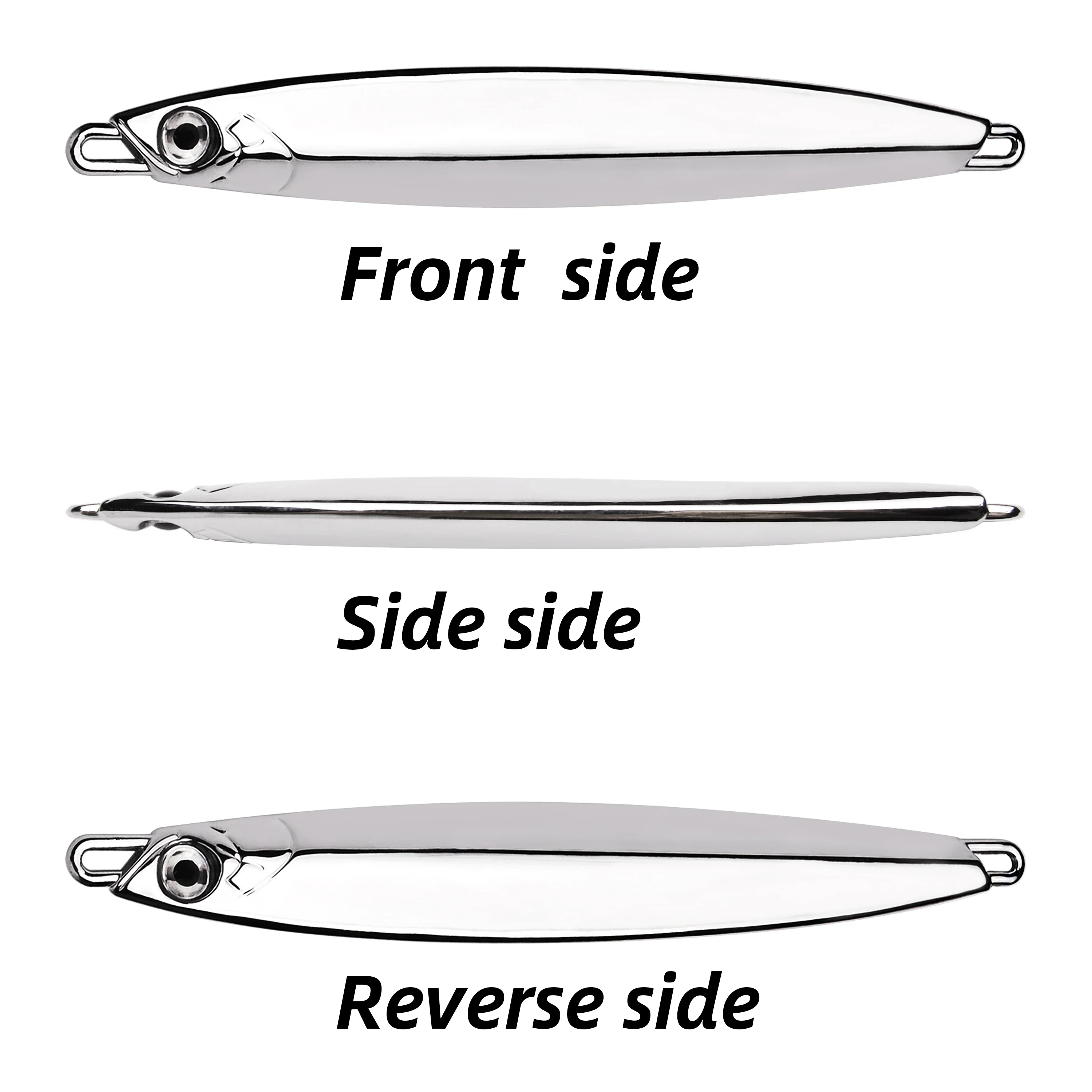 Señuelo de Jigging Shore de Metal, 60g, 80g, 100g, cebo de Jigging de fundición larga, Wobbler de pesca para lubina, juego grande, señuelos que se hunden - imagen 3