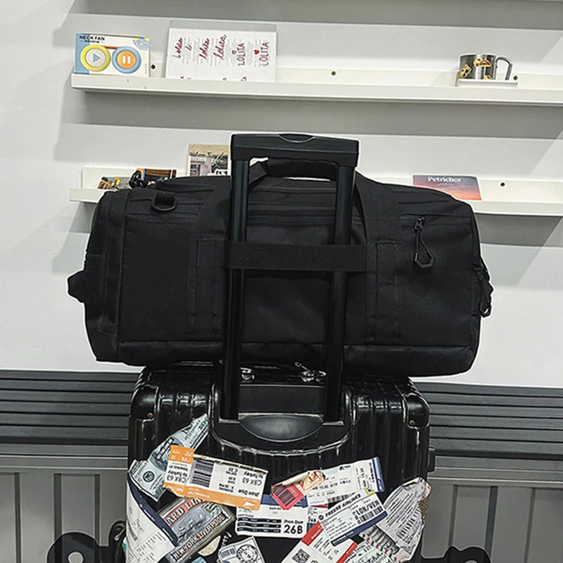 Bolsa de lona táctica para escalada, bolsas de almacenamiento de herramientas para acampar, senderismo al aire libre, montañismo, mochila grande para viaje, gimnasio y fin de semana - imagen 5