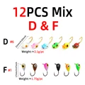 12pcs D F