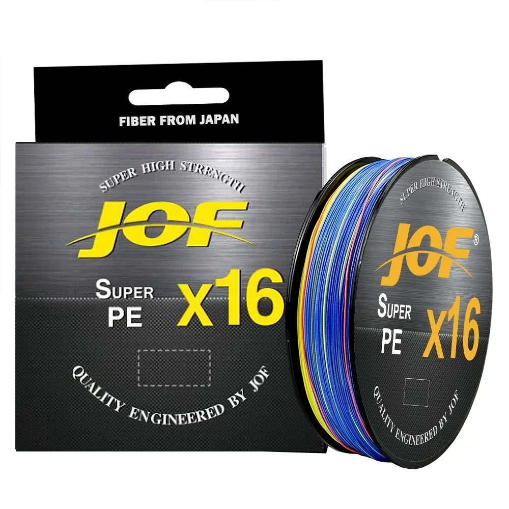 Línea de pesca de PE trenzada resistente al desgaste X16/9 hebras de alta resistencia 300/500m súper fuerte 20-161LB para aparejos de pesca de señuelo/roca - imagen 2