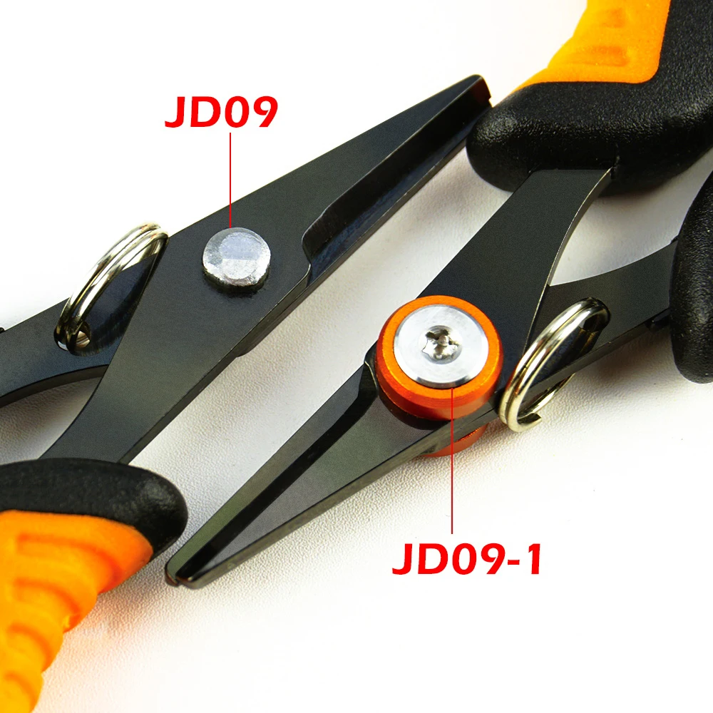 Hirisi-tijeras de línea trenzada, revestimiento de titanio de acero inoxidable, mango antideslizante antioxidante, cortador de alambre afilado, herramientas de pesca de carpa - imagen 4