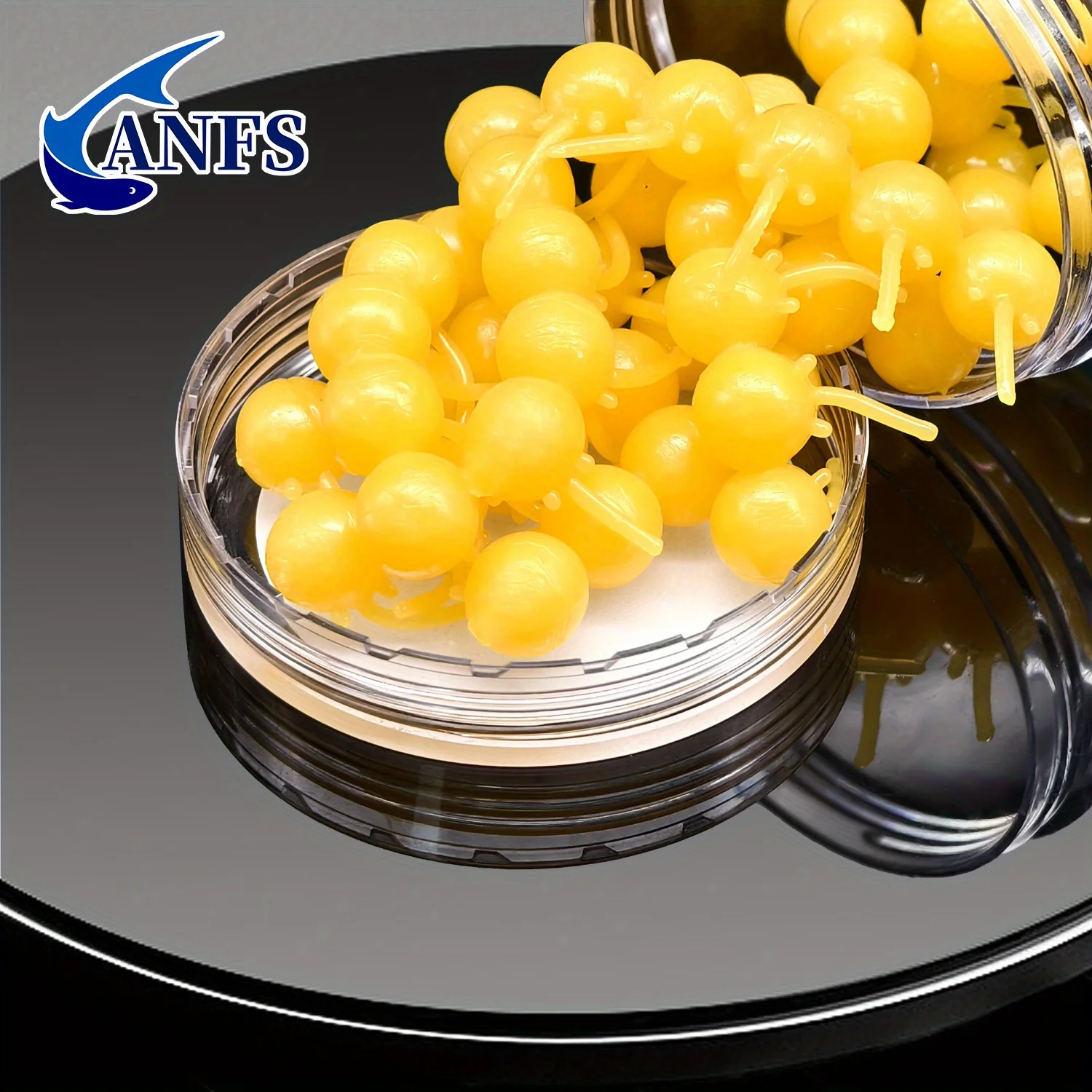 ANFS 50 señuelos de pesca blandos de primera calidad: cebos flotantes TPR para carpa, trucha y bagre, eficaces para agua dulce y salada. - imagen 3