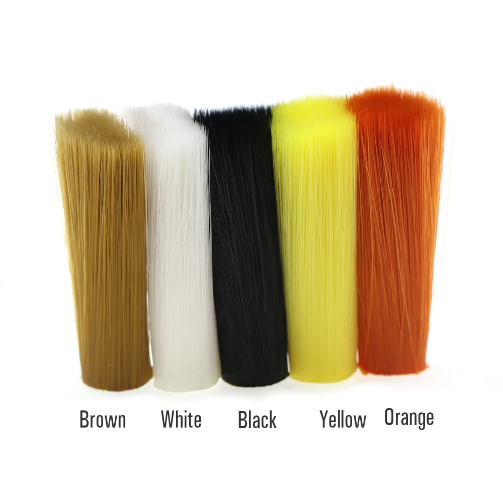 ICERIO Fibras de nailon cónicas para ninfas secas y húmedas, colas Mayfly, Material para atar moscas, colas de fibras ultrafinas de nailon, Material sintético - imagen 3