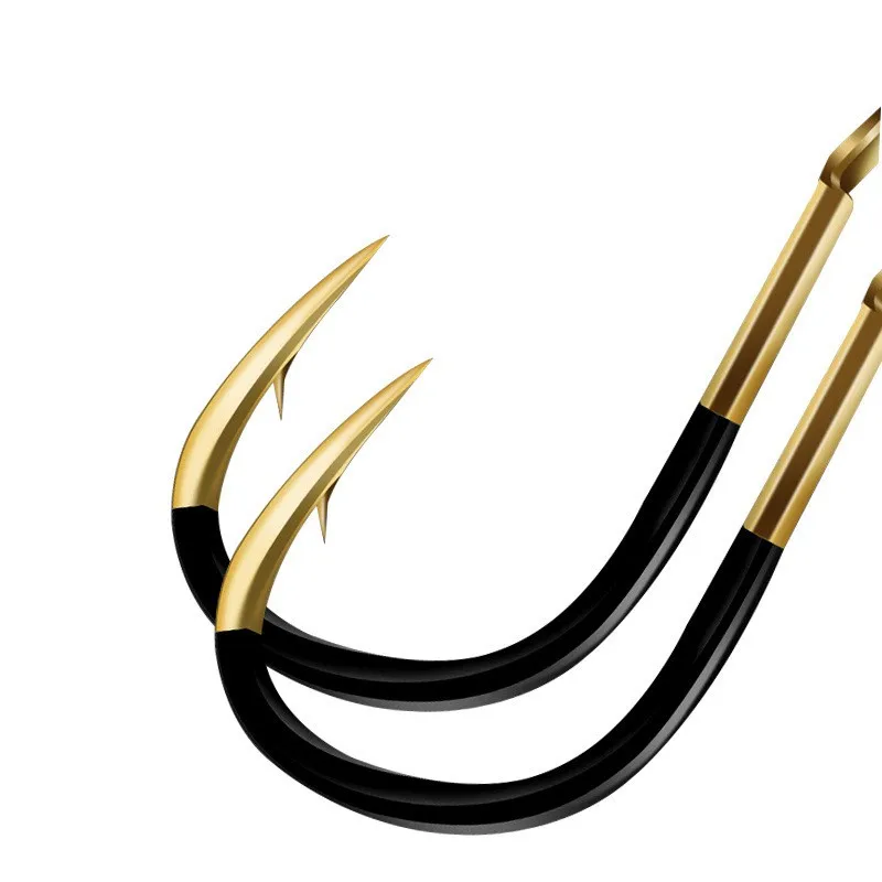 10 unids/lote anzuelo de pesca suministros de anzuelo individual señuelos aparejos de pesca de carpa accesorios de pesca de aleación de tungsteno de color con púas - imagen 3