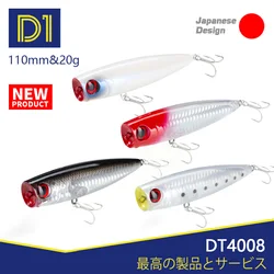 Popper D1 Mult para Lubina – Señuelo Topwater de Superficie