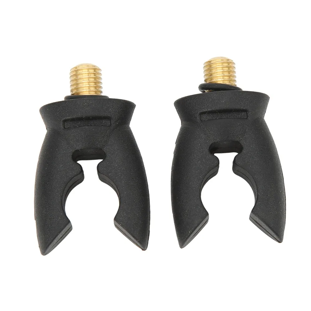 Cabezal de apoyo para caña de pescar de silicona portátil, 2 uds., forma de U, antideslizante, agarre para caña de pescar, soporte para caña de pescar, poste de mar - imagen 5