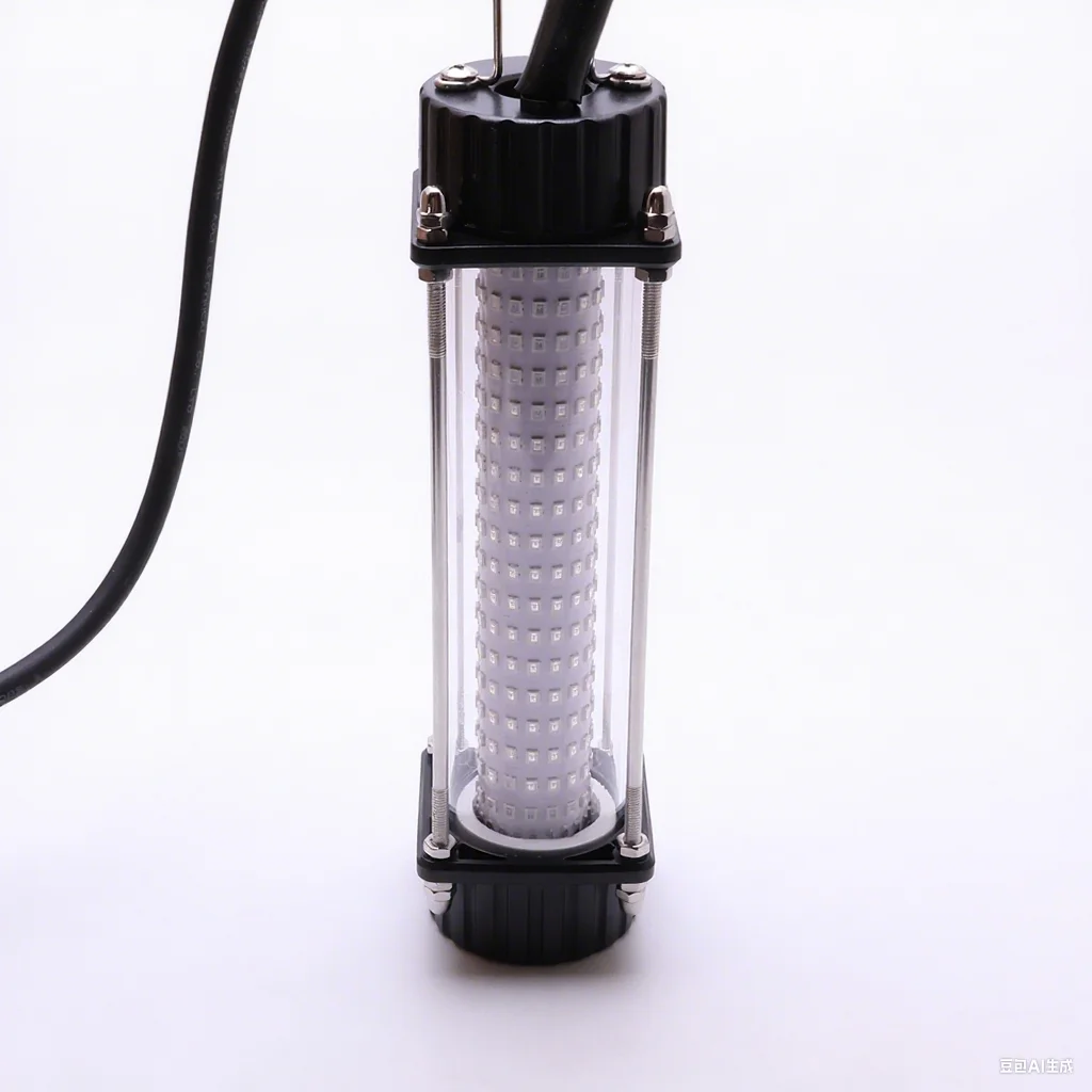 1 unidad de luz subacuática de señuelo de peces de 120W, luz para atraer la pesca, conectada de 12V, 7 metros de largo, 288 fuentes de luz de cuentas de luz - imagen 4