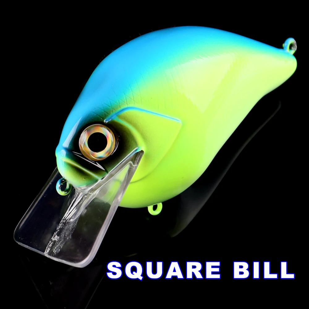 CCLTBA 10,5 cm 29,7g Squarebill sonajero Crankbait Señuelos de pesca oscilante duro tamaño grande señuelos de lubina para pesca - imagen 3