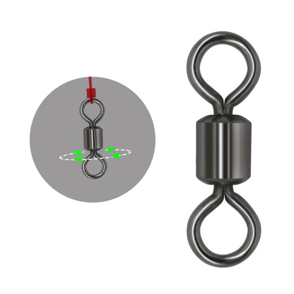 DNDYUJU Conector giratorio con rodamientos y anillo sólido para carpa - imagen 5
