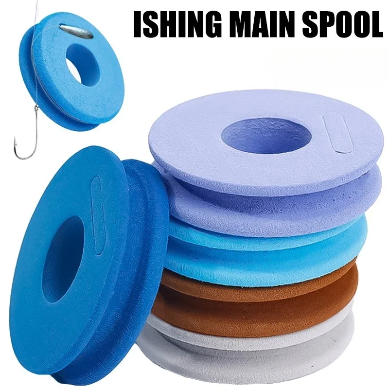 Carretes de espuma EVA, tabla de bobinado de pesca, aparejos de línea de anzuelo, carrete de espuma, alambre de rastreo, aparejos giratorios, herramientas de sedal de pescado, 10/20 piezas - imagen 2