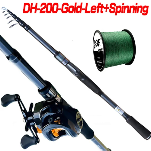 Left-Reel Spin-Rod