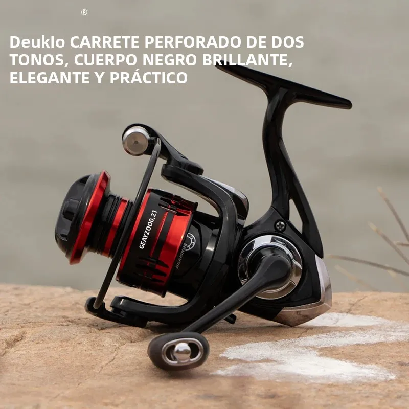 DEUKIO Giratorio Bobina Metálica – Carrete de Pesca Marino - imagen 3