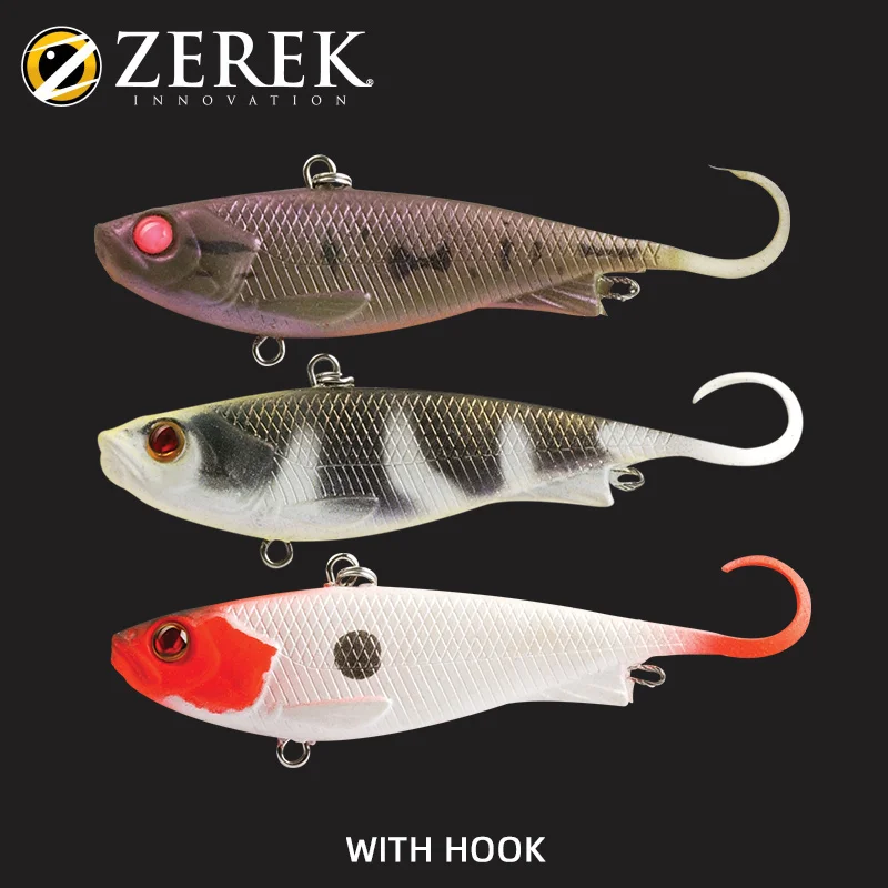 Zerek trampa para peces 160MM 58G 78G vibración plástico suave Vibe Material TPE reforzado con alambre Grub cola señuelos blandos Señuelos de Pesca - imagen 3