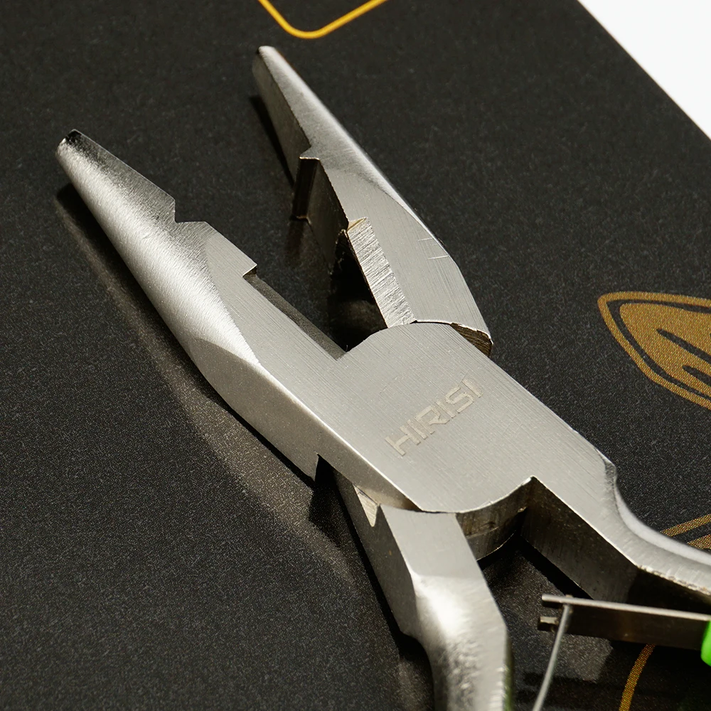 Hirisi-Alicates de anillo dividido, alicates de pesca de acero al carbono, cortador de anillos, línea/tijeras de alambre, removedor de anzuelos, aparejos de pesca PX01-5 - imagen 2