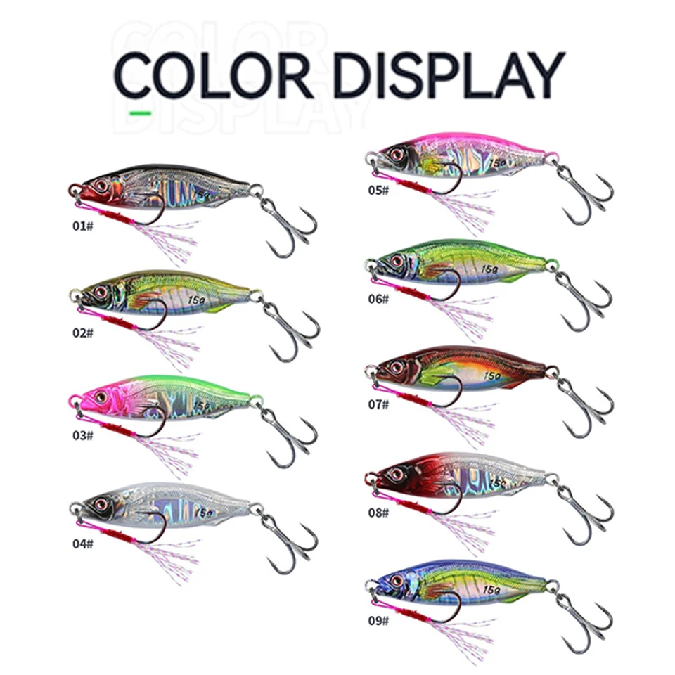 WALK FISH señuelo de pesca tembloroso, cebo duro en forma de S, impresión 3D, 10g, 15g, 20g - imagen 5