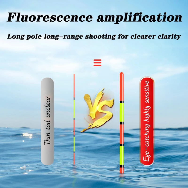Flotador de pesca de 3 piezas, accesorio de pesca de largo alcance, llamativo, alta sensibilidad, para exteriores - imagen 4