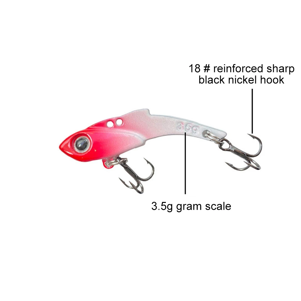 Cebo de pesca giratorio de Metal para lubina, cebo Artificial duro, aparejos de pesca de Cicada Vib, 1 piezas, 3,5/5G/7G - imagen 2