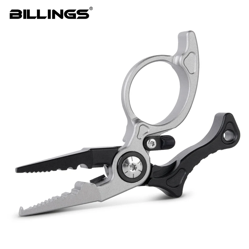 Alicates de pesca de aleación de aluminio, Mini alicates para señuelos, anzuelo y herramienta removedora de sedal de pesca trenzada, alicates de anillo dividido, multiherramienta de pesca - imagen 2