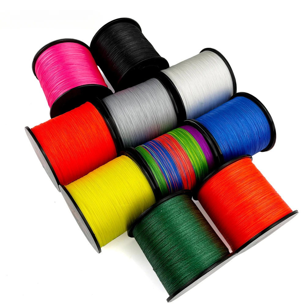 GHOTDA LURE FISH X8 líneas de pesca 300M 100M 8 hebras cables trenzados línea de PE multifilamento para pesca de carpa 18LB-78LB suave - imagen 4