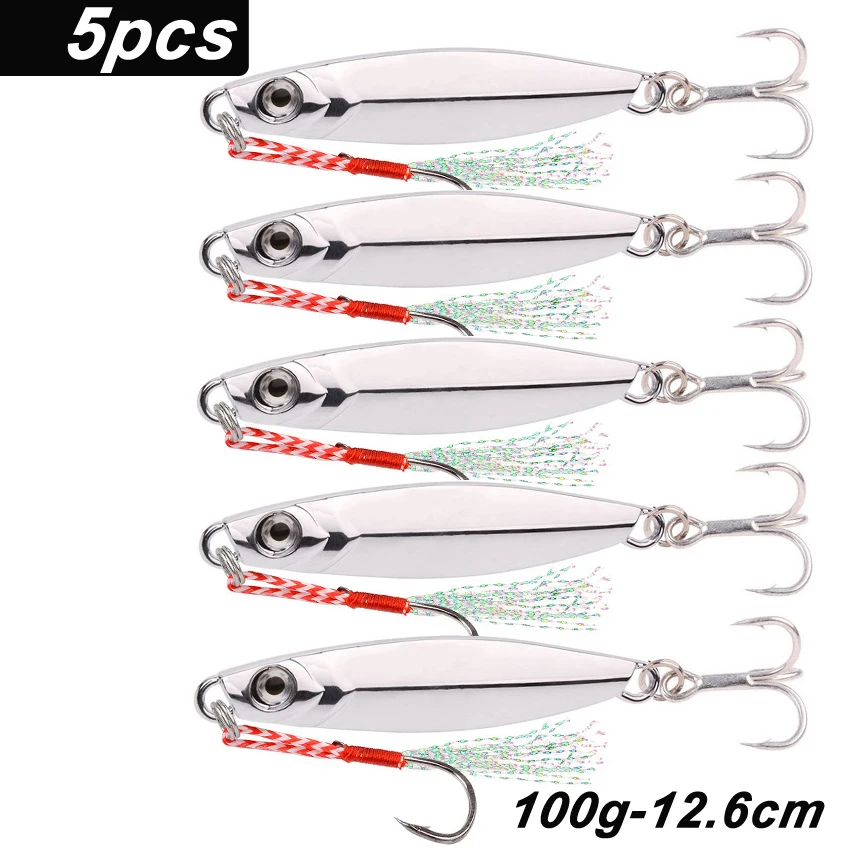 Cucharas 3D para jigging lento – Acero marino resistente desde barco - imagen 2