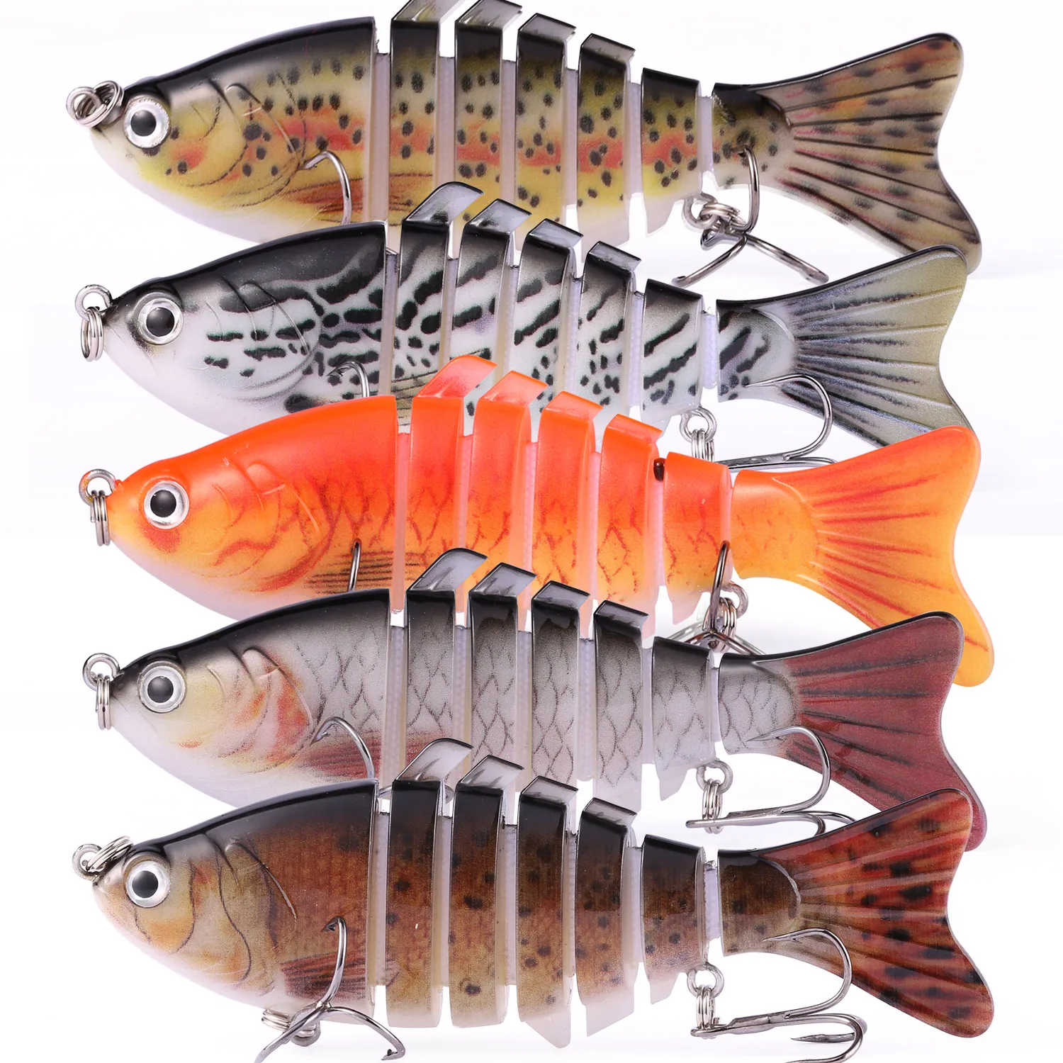 Sougayilang Señuelo Swimbait Articulado Agua Dulce - imagen 2