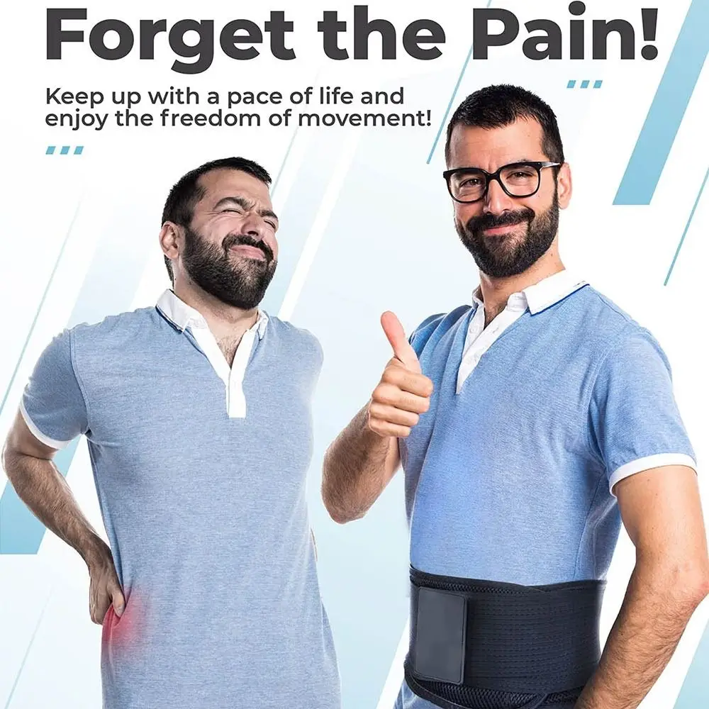 Cinturón de entrenamiento ajustable transpirable para aliviar el dolor de espalda baja, cinturón de entrenamiento para escoliosis de disco de hernia ciática