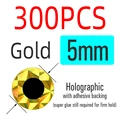 5mm Gold 300pcs